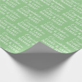 Gepersonaliseerd Gefeliciteerd Naam All Occasion G Cadeaupapier (Hoek)