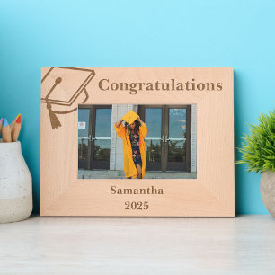 Gepersonaliseerd gegraveerd Afstuderen Foto Lijst
