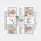Gepersonaliseerd geheugen van het verlies 5 Afbeel Fleece Deken (Voorkant (Horizontaal))