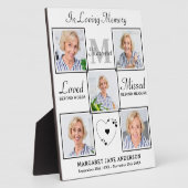 Gepersonaliseerd geheugen van het verlies 5 Afbeel Fotoplaat (Zijkant)