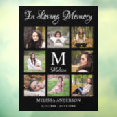 Gepersonaliseerd geheugen voor foto-collage-herden raamsticker (Vel 3)