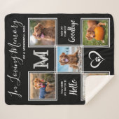 Gepersonaliseerd geheugen voor persoonlijk gebruik sherpa deken (Voorkant (horizontaal))