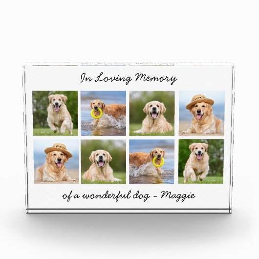 Gepersonaliseerd geheugengeheugen in liefhebbend g fotoblokken (Voorkant)