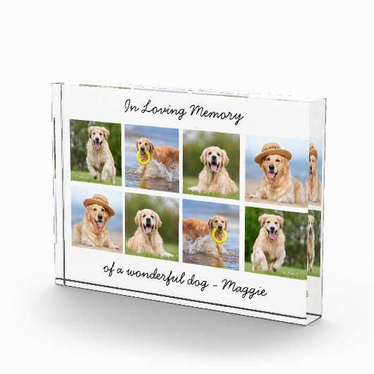 Gepersonaliseerd geheugengeheugen in liefhebbend g fotoblokken (Rechts)