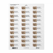 Gepersonaliseerd Geitenhouderij Paar Etiket (Full Sheet)