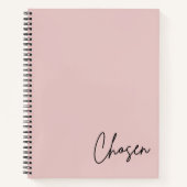 Gepersonaliseerd gekozen minimalistisch Christelij Notitieboek (Voorkant)