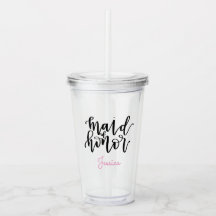 Gepersonaliseerd gelaat van Honor Acryltumbler