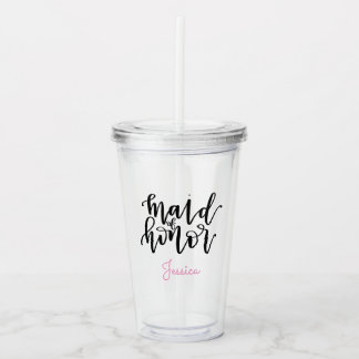Gepersonaliseerd gelaat van Honor Acryltumbler Acryl Drinkbeker