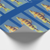 Gepersonaliseerd "Gele Perch"-opvulpapier Cadeaupapier (Hoek)