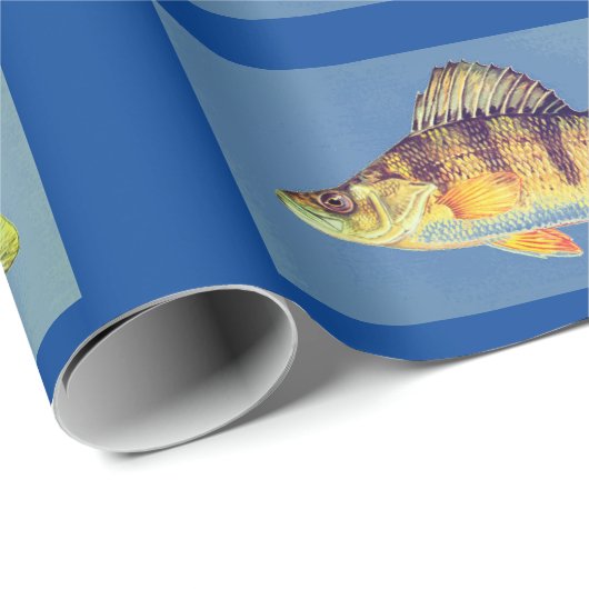 Gepersonaliseerd "Gele Perch"-opvulpapier Cadeaupapier (Rol Hoek)