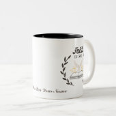 Gepersonaliseerd Geloof in God, God zegene u Mok C (Voorkant rechts)