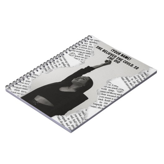 Gepersonaliseerd geloof in jezelf Notitieboek (Linkerzijde)