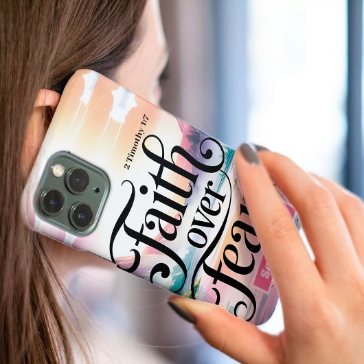 Gepersonaliseerd geloof over angst voor Christelij Case-Mate iPhone Case