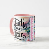 Gepersonaliseerd geloof over angst voor Christelij Mok (Voorkant links)