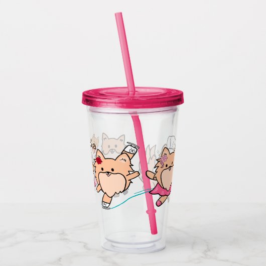 Gepersonaliseerd geluid gesorteerd acryl drinkbeker (Links)