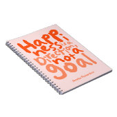 Gepersonaliseerd geluk is een richting notitieboek (Rechterzijde)