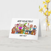 Gepersonaliseerd geluk kaart (Gele Bloem)