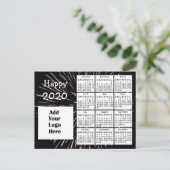 Gepersonaliseerd gelukkig 2020 Nieuw Jaar Aangepas Briefkaart (Staand voorkant)