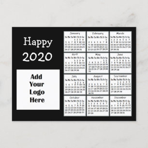 Gepersonaliseerd gelukkig 2020 Nieuw Jaar Aangepas Briefkaart