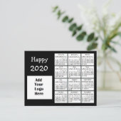 Gepersonaliseerd gelukkig 2020 Nieuw Jaar Aangepas Briefkaart (Staand voorkant)