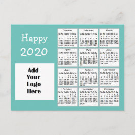 Gepersonaliseerd gelukkig 2020 Nieuw Jaar Aangepas Briefkaart