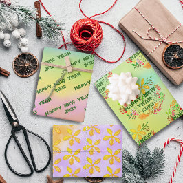 GEPERSONALISEERD GELUKKIG NIEUWJAAR 20XX INPAKPAPIER VEL