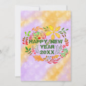 GEPERSONALISEERD GELUKKIG NIEUWJAAR 20XX KAART (Voorkant)