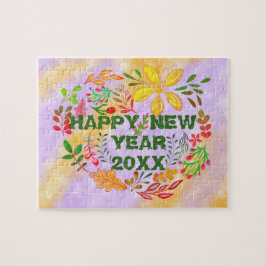 GEPERSONALISEERD GELUKKIG NIEUWJAAR 20XX LEGPUZZEL