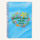GEPERSONALISEERD GELUKKIG NIEUWJAAR 20XX NOTITIEBOEK (Voorkant)