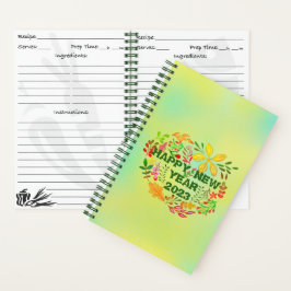 GEPERSONALISEERD GELUKKIG NIEUWJAAR 20XX NOTITIEBOEK