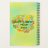 GEPERSONALISEERD GELUKKIG NIEUWJAAR 20XX NOTITIEBOEK (Achterkant)