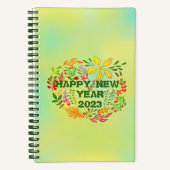 GEPERSONALISEERD GELUKKIG NIEUWJAAR 20XX NOTITIEBOEK (Voorkant)