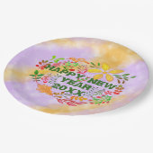 GEPERSONALISEERD GELUKKIG NIEUWJAAR 20XX PAPIEREN BORDJE (Gekanteld)