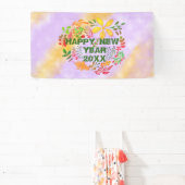 GEPERSONALISEERD GELUKKIG NIEUWJAAR 20XX SPANDOEK (Insitu)