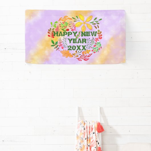 GEPERSONALISEERD GELUKKIG NIEUWJAAR 20XX SPANDOEK (Insitu)