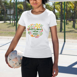 GEPERSONALISEERD GELUKKIG NIEUWJAAR 20XX T-SHIRT