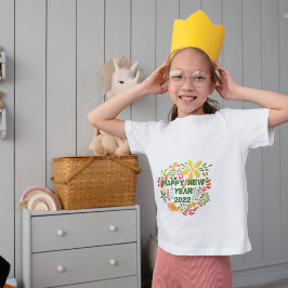 GEPERSONALISEERD GELUKKIG NIEUWJAAR 20XX T-SHIRT