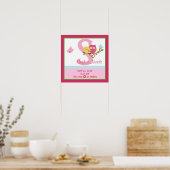 Gepersonaliseerd gelukkig Poster van de Boom/van d (Keuken)