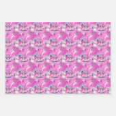 Gepersonaliseerd Gelukkig Verjaardagscircus Inpakpapier Vel (Voorkant 2)