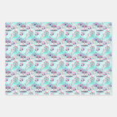 Gepersonaliseerd Gelukkig Verjaardagscircus Inpakpapier Vel (Voorkant 2)