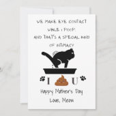 Gepersonaliseerd gelukkige moeder/Vaderdag Bedankkaart (Voorkant)