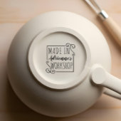 Gepersonaliseerd gemaakt in Workshop Kerstmis Rubberstempel