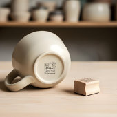 Gepersonaliseerd gemaakt in Workshop Kerstmis Rubberstempel