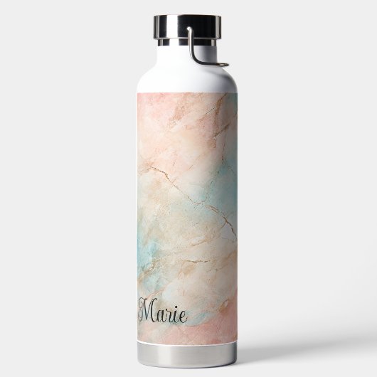 Gepersonaliseerd gemarmerd waterfles (Links)