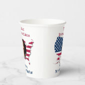 Gepersonaliseerd genaturaliseerde burgerfoto VS Vl Papieren Bekers (Rechts)