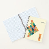 Gepersonaliseerd geometrisch Notitieboek - Terug n (Binnen)