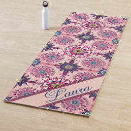 Gepersonaliseerd geometrisch ontwerp yogamat