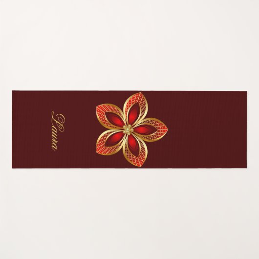 Gepersonaliseerd geometrisch ontwerp yogamat (Voorkant (horizontaal))