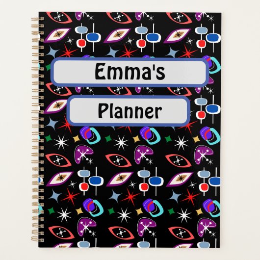 Gepersonaliseerd geometrisch patroon planner (Voorkant)