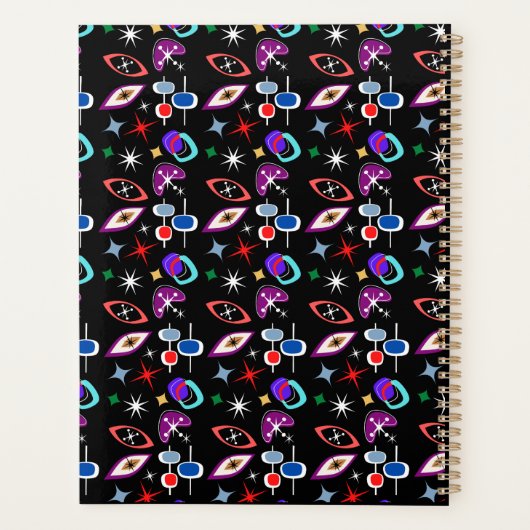 Gepersonaliseerd geometrisch patroon planner (Achterkant)